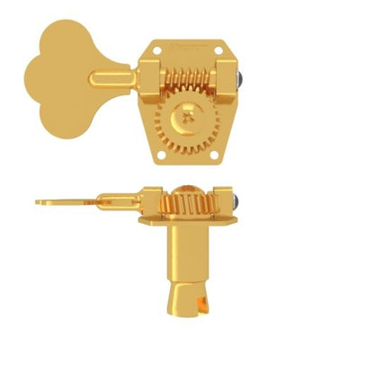 NEW Hipshot HB1 BASS TUNER - SHORT CLOVER KEY - GOLD TREBLE 20110SKGT