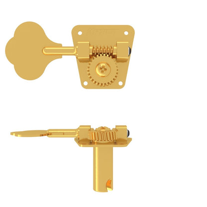 NEW Hipshot HB2 BASS TUNER - CLOVER KEY - GOLD TREBLE 20210GT