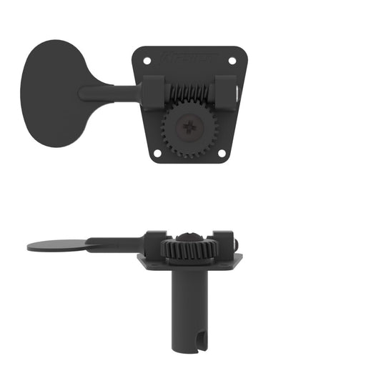NEW Hipshot HB2 BASS TUNER - LOLLIPOP KEY - BLACK TREBLE 20210LBT
