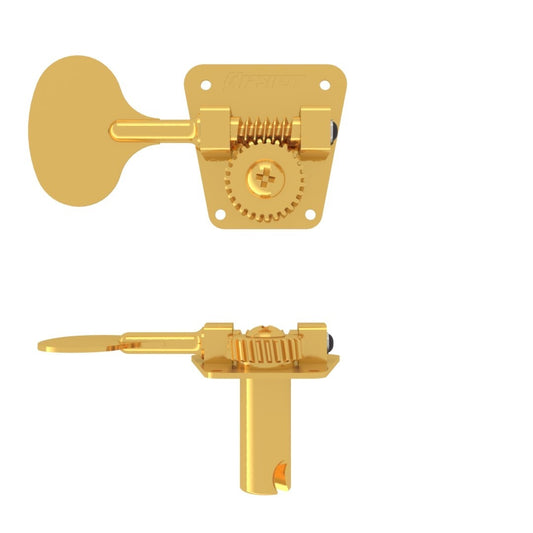 NEW Hipshot HB2 BASS TUNER - LOLLIPOP KEY - GOLD TREBLE 20210LGT