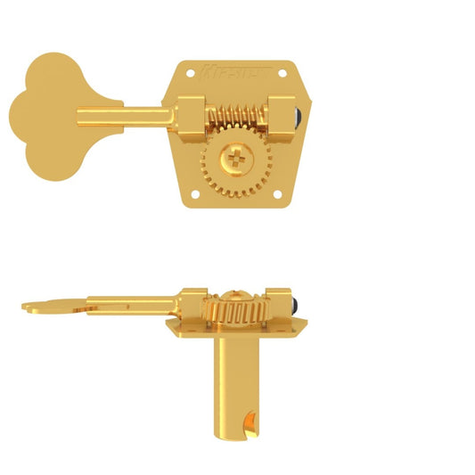 NEW Hipshot HB3 BASS TUNER - CLOVER KEY - GOLD TREBLE 20310GT