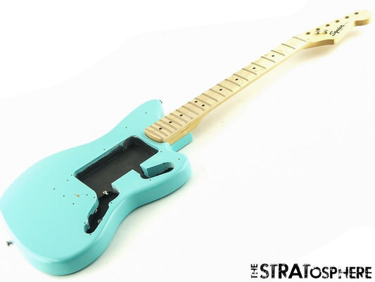 Fender Squier Mini Jazzmaster HH HT BODY & NECK Maple 22.75'' 1.60'' Daphne Blue