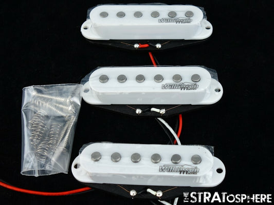 *NEW Wilkinson WOHAS Alnico 5 for Fender Stratocaster PICKUP SET Strat White