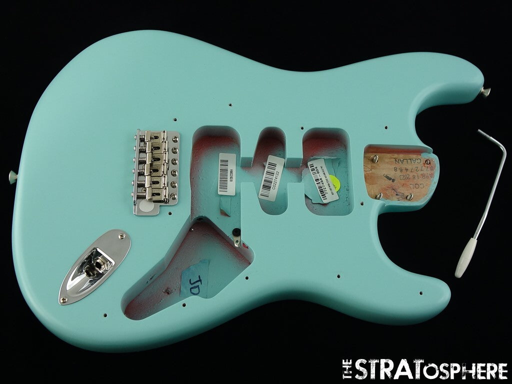 USA Fender Cory Wong Strat BODY HARDWARE Ltd Lacquer Satin Daphne Blue