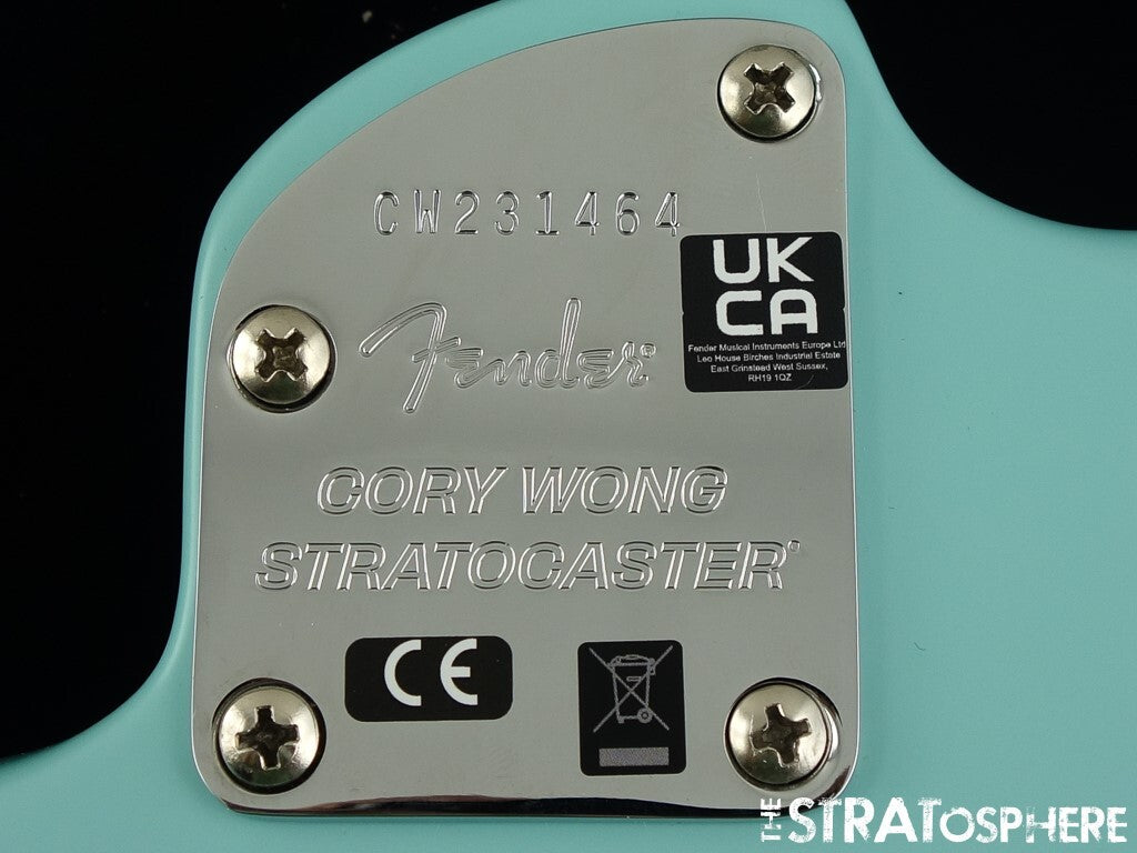 USA Fender Cory Wong Strat BODY HARDWARE Ltd Lacquer Satin Daphne Blue