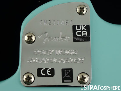 USA Fender Cory Wong Strat BODY HARDWARE Ltd Lacquer Satin Daphne Blue