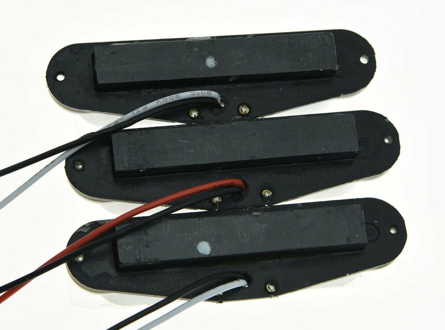 *NEW Wilkinson for Fender Stratocaster PICKUP SET Strat WOVS Ceramic Black