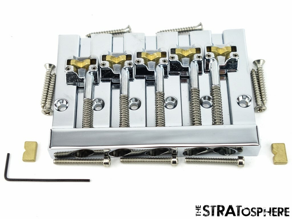 NEW Hipshot Kickass High Mass 5 STRING Bass BRIDGE for Badass Bass Chrome 5K501C