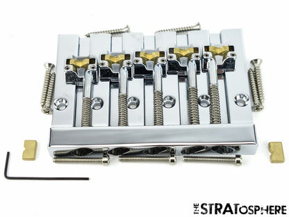 NEW Hipshot Kickass High Mass 5 STRING Bass BRIDGE for Badass Bass Chrome 5K501C