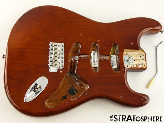 Fender AV II American Vintage 1973 BODY + HARDWARE 73 Strat Ash Mocha