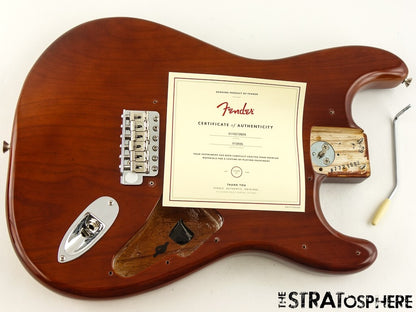 Fender AV II American Vintage 1973 BODY + HARDWARE 73 Strat Ash Mocha