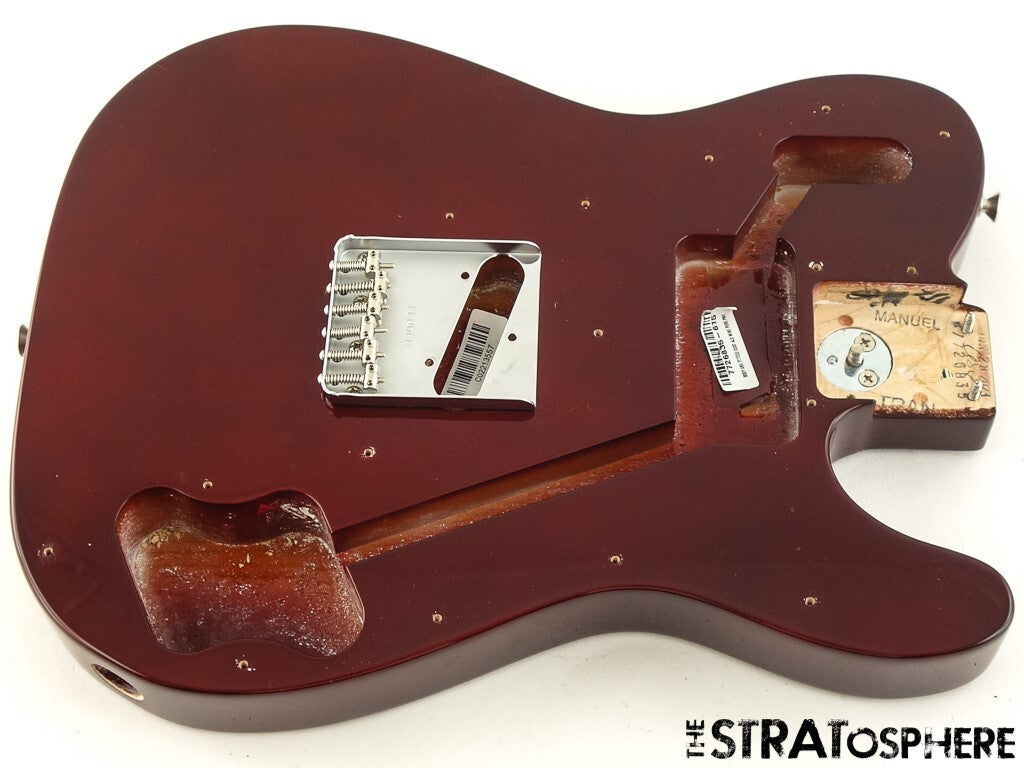 Fender AV II American Vintage Tele 1977 Custom BODY + HARDWARE 77 Wine
