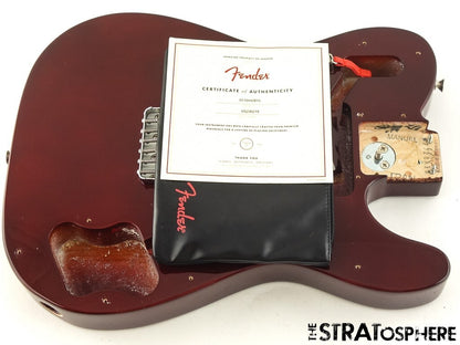 Fender AV II American Vintage Tele 1977 Custom BODY + HARDWARE 77 Wine