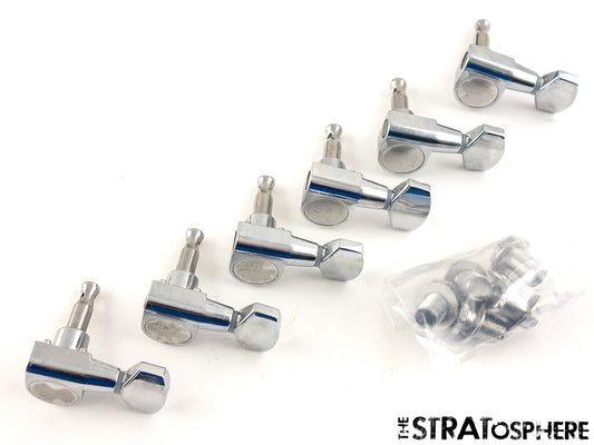 Fender Squier Sonic Strat HT TUNERS Tuning Peg- Stratocaster Chrome.