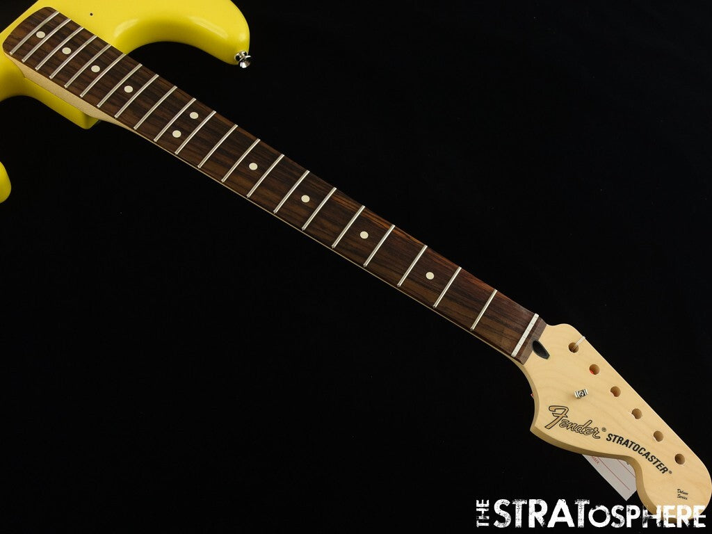 Fender Tom Delonge Stratocaster Strat BODY & NECK Graffiti Yellow
