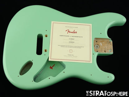 USA Fender JEFF BECK Stratocaster Strat BODY Guitar Surf Green $10 OFF