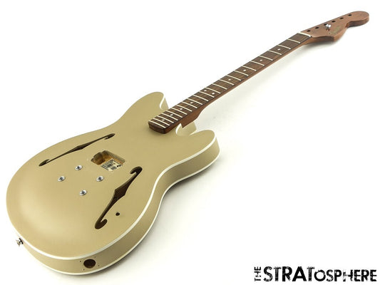 Fender Tom Delonge Starcaster BODY & NECK Shoreline Gold $20 OFF
