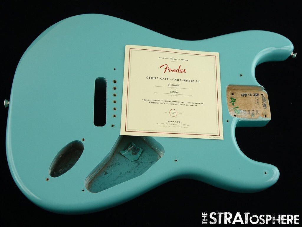 Fender Stratocaster ERIC JOHNSON Strat BODY American Nitro Tropical Turquoise