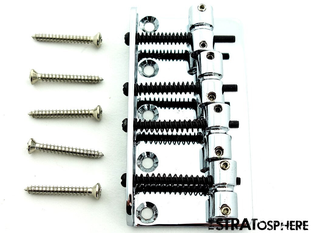 Fender Vintera 70s Jazz Bass BRIDGE Guitar American 4 Saddle Vintage, Chrome