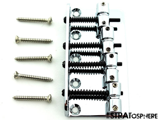 Fender Vintera 70s Jazz Bass BRIDGE Guitar American 4 Saddle Vintage, Chrome
