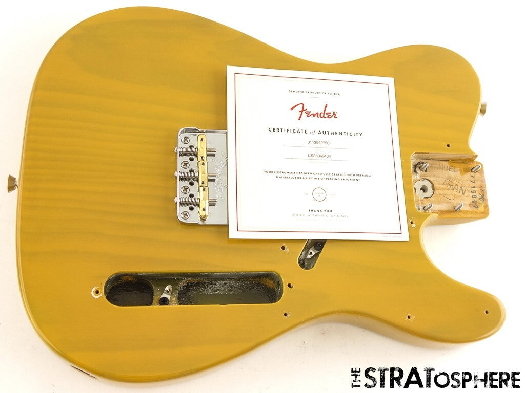 Fender American Professional II Tele BODY + HARDWARE Pine Butterscotch Blonde