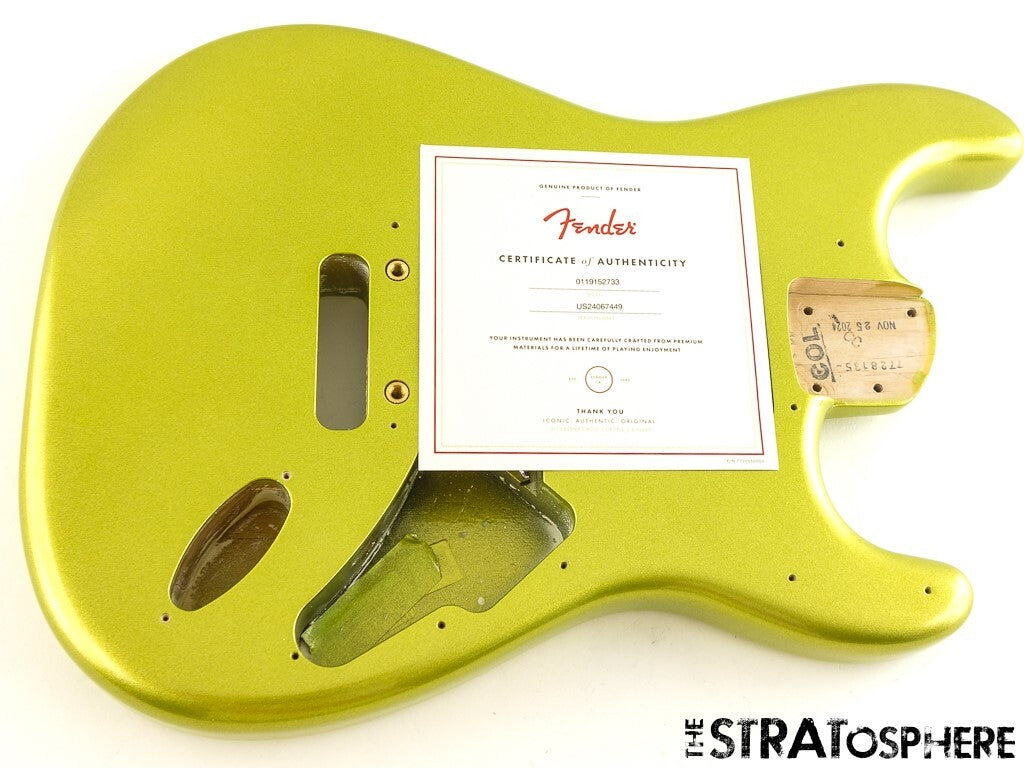Fender American Ultra II Stratocaster Strat BODY, USA Guitar Part Solar Flare