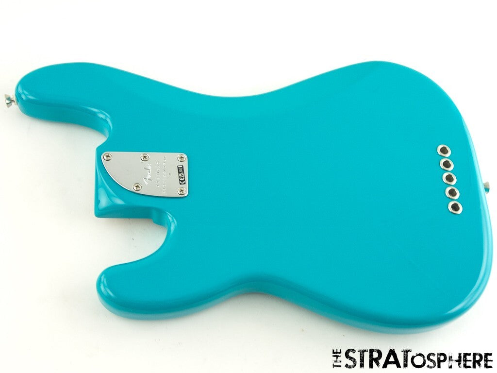 Fender American Professional II Precision P Bass V 5 BODY + HARDWARE Miami Blue