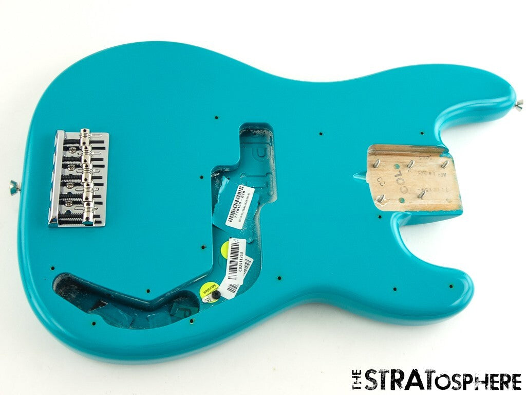 Fender American Professional II Precision P Bass V 5 BODY + HARDWARE Miami Blue