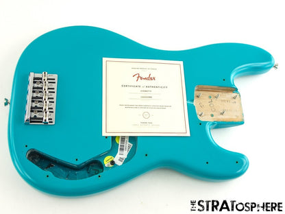 Fender American Professional II Precision P Bass V 5 BODY + HARDWARE Miami Blue