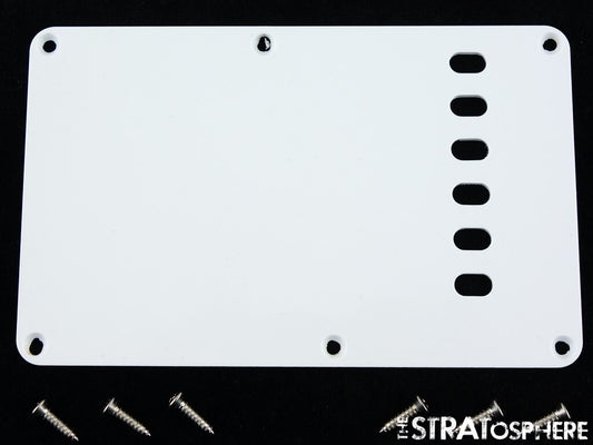 Fender Jimi Hendrix Stratocaster Strat TREMOLO COVER, White Plate