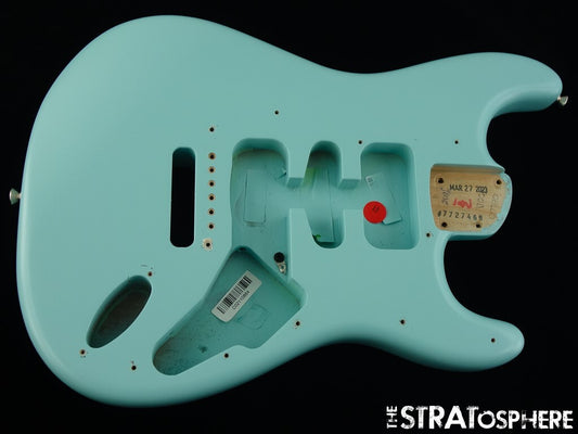 USA Fender Cory Wong Stratocaster Strat BODY, Lacquer Daphne Blue.