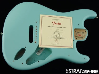 USA Fender Cory Wong Stratocaster Strat BODY, Lacquer Daphne Blue.
