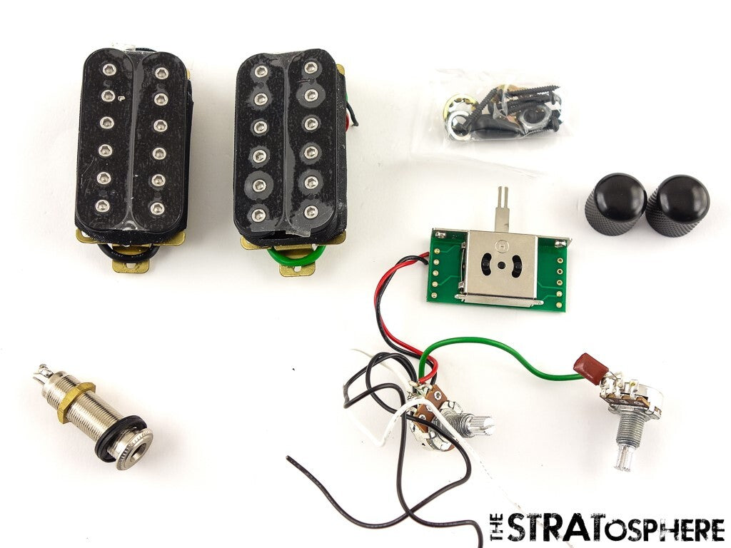 LEFTY Ibanez RGA42FM Quantum Humbucker PICKUPS POTS KNOBS JACK Guitar Ceramic