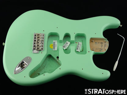USA Fender Cory Wong Strat BODY HARDWARE Ltd. Lacquer Satin Surf Green