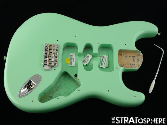 USA Fender Cory Wong Strat BODY HARDWARE Ltd. Lacquer Satin Surf Green
