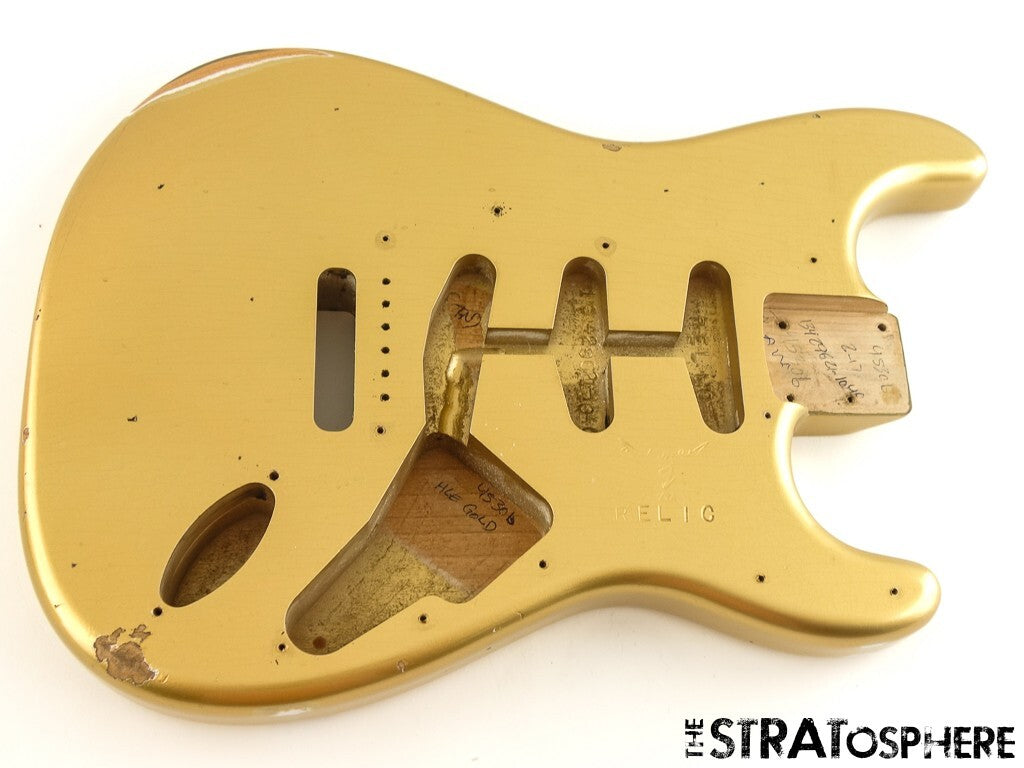 Fender USA Custom Shop Custom Strat Pro 2025 Relic BODY HLE Gold