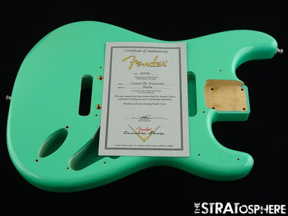 2009 American Fender Custom Shop Deluxe Strat BODY Stratocaster Nitro Surf Green