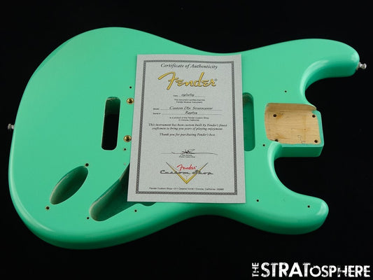 2009 American Fender Custom Shop Deluxe Strat BODY Stratocaster Nitro Surf Green