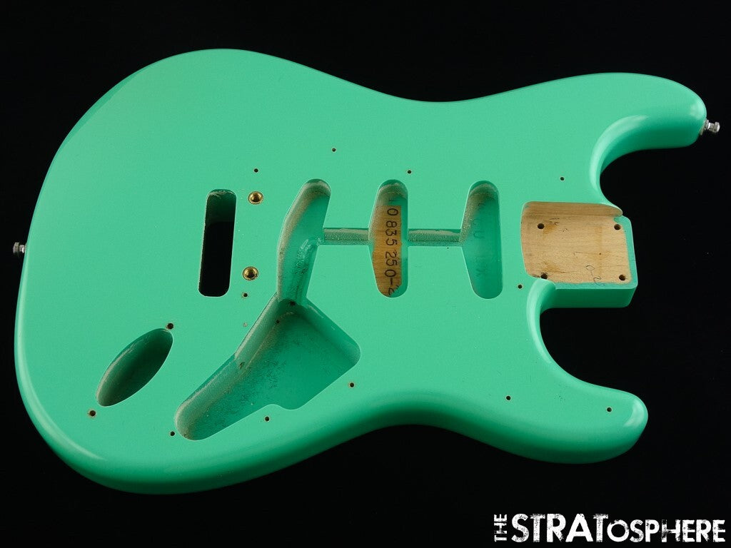 2009 American Fender Custom Shop Deluxe Strat BODY Stratocaster Nitro Surf Green