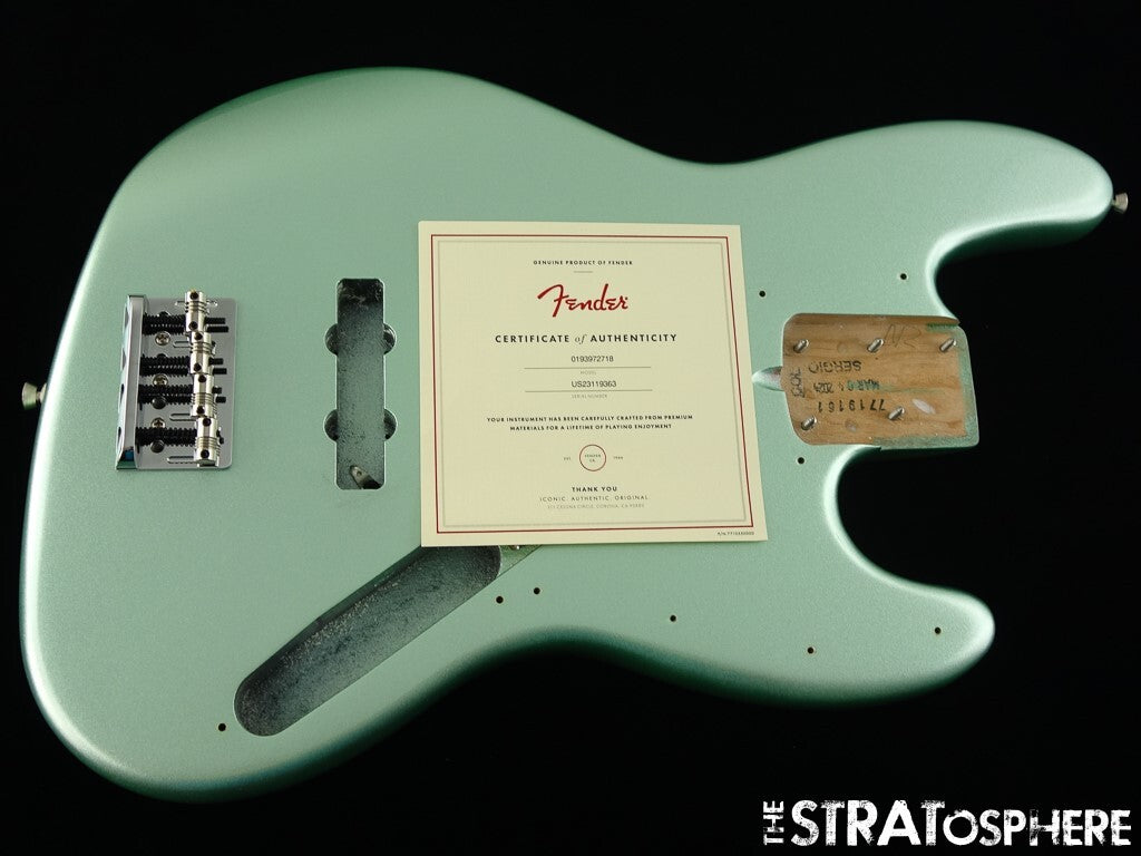 Fender American Professional II Jazz Bass BODY + HARDWARE J Mystic Surf Green