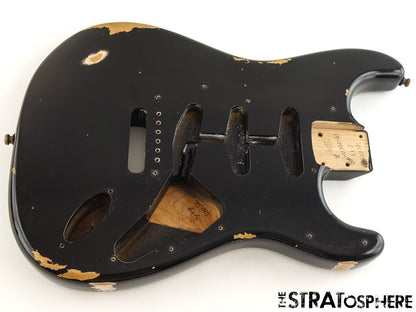 Fender USA Custom Shop Custom Strat Pro 2025 Relic BODY Black