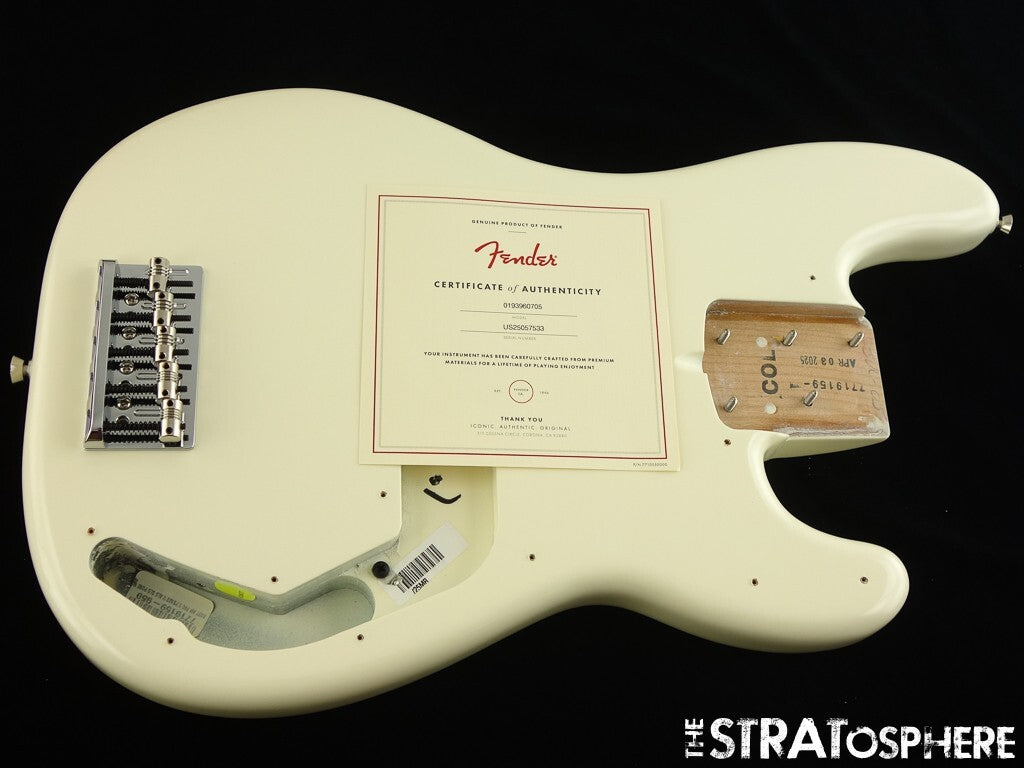 Fender American Professional II Precision P Bass V 5 BODY HARDWARE Olympic White