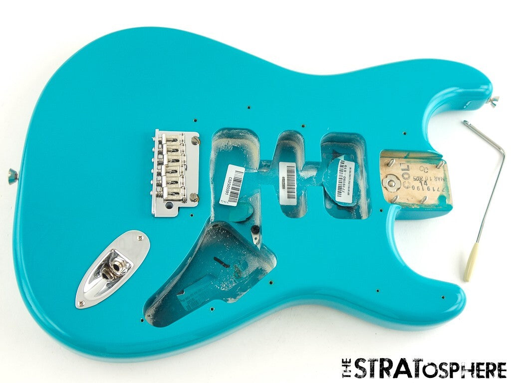 Fender American Professional II Strat BODY w/ HARDWARE - Alder Miami Blue