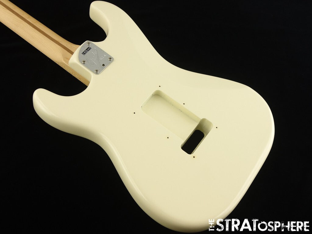 Fender American Jeff Beck Stratocaster Strat BODY & NECK Guitar Olympic White