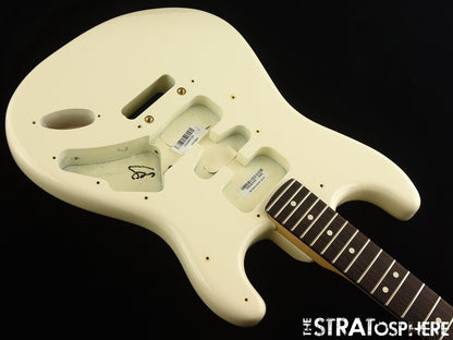 Fender American Jeff Beck Stratocaster Strat BODY & NECK Guitar Olympic White