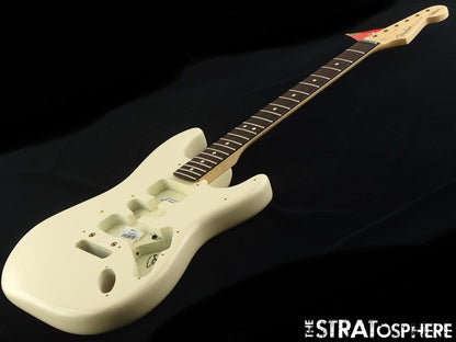 Fender American Jeff Beck Stratocaster Strat BODY & NECK Guitar Olympic White