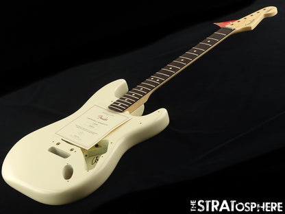 Fender American Jeff Beck Stratocaster Strat BODY & NECK Guitar Olympic White