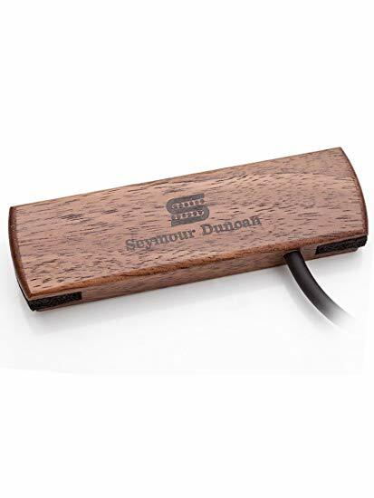 MINT Seymour Duncan SA-3SC Single Coil Woody Acoustic PICKUP & CABLE Walnut
