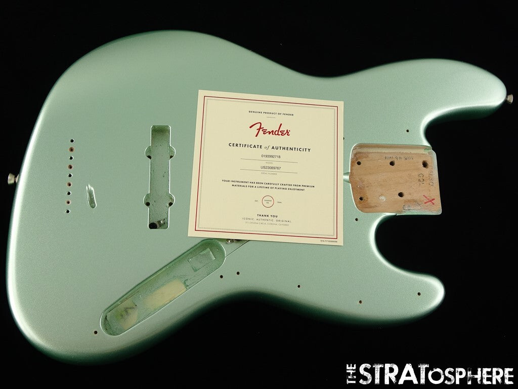 Fender American Professional II Jazz Bass V 5 String BODY J Mystic Surf Green