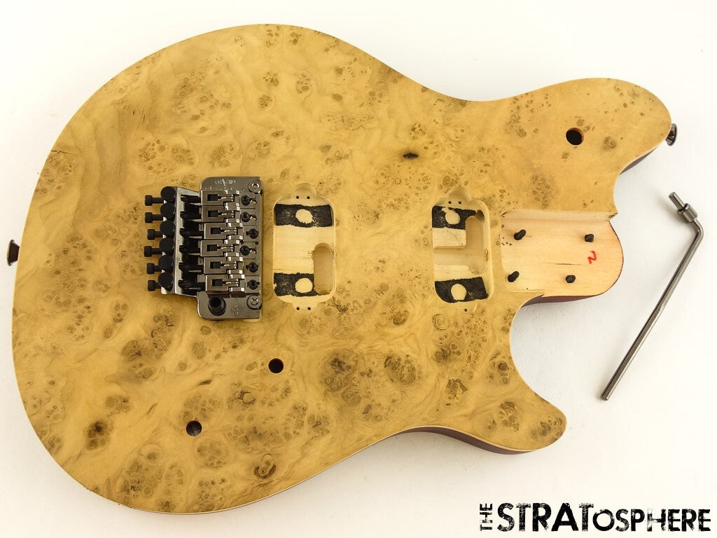 EVH Eddie Van Halen Wolfgang Standard BODY + HARDWARE Floyd Rose Route Burl
